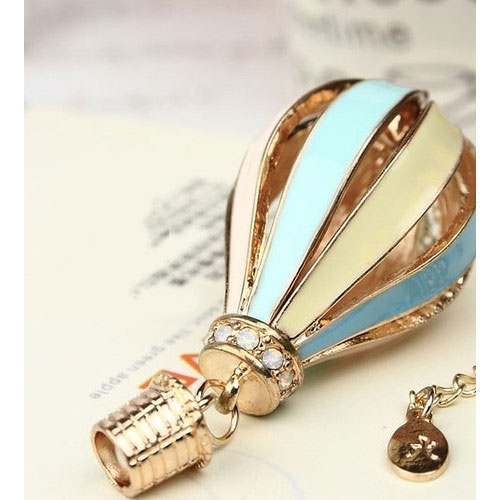 Hot Air Balloon Pendant Necklace