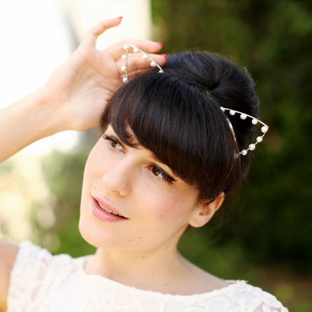 Cat Ears Headband - Available in Pearls or Diamonds