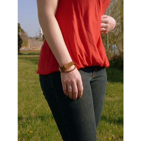 Leather Braided Wrap Bracelet - Ships Free!