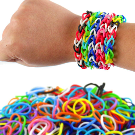900 Pack of Colorful Loom Bands! - Endless Possibilities! 900 Pack of Colorful Loom Bands! - Endless Possibilities!